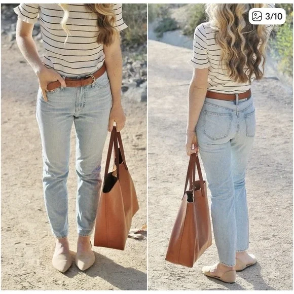 Madewell The Perfect Summer Jean Women's Size 27 Fitzgerald Wash - Picture 3 of 12